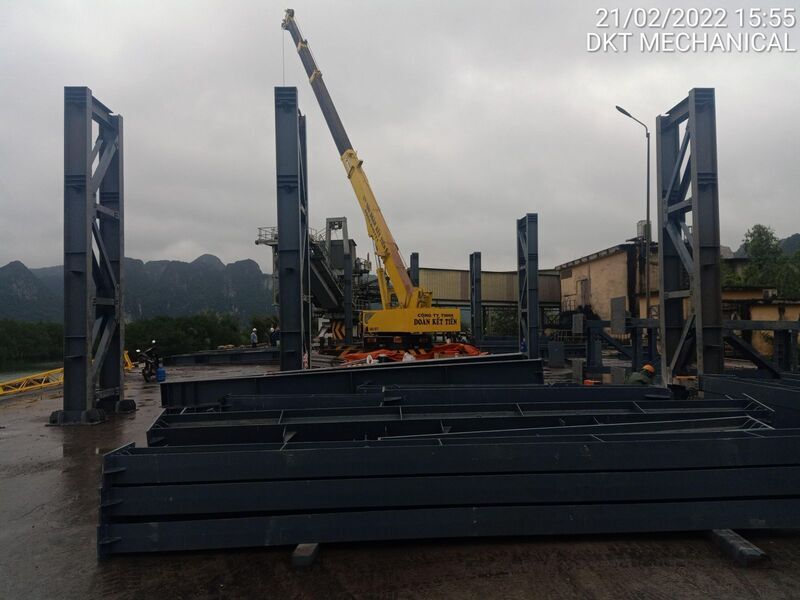 Gia công lắp dựng nhà thép tiền chế