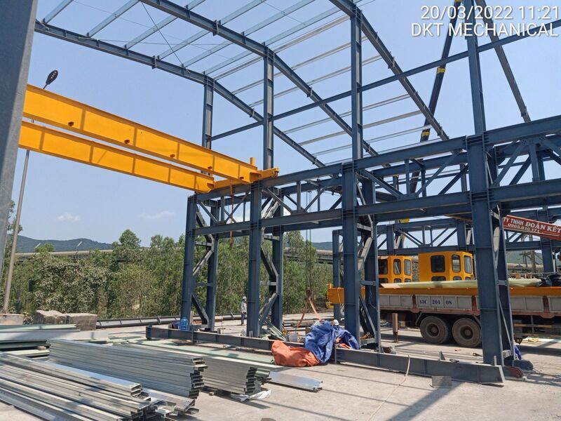 Gia công lắp dựng nhà thép tiền chế