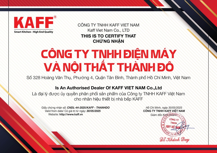  - Thiết Bị Nhà Bếp Thành Đô - Công Ty TNHH Điện Máy Và Nội Thất Thành Đô