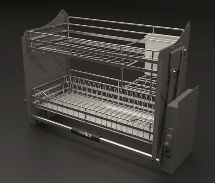 Rổ chén đĩa di động 800mm Cucina Hafele 504.76.137