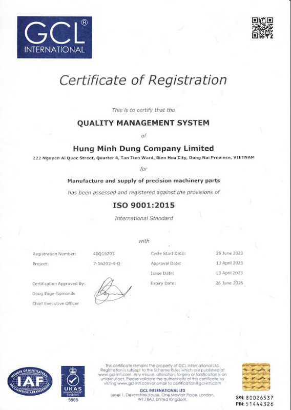 Chứng nhận ISO 9001:2015