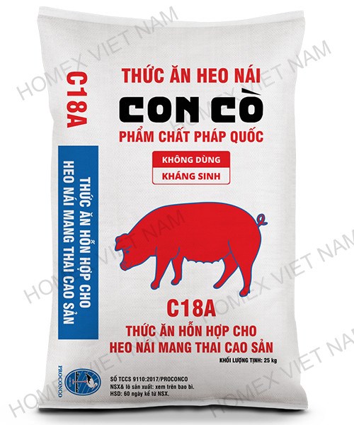 Bao PP dệt đựng thức ăn chăn nuụi - Bao Bì Homex - Công Ty TNHH Homex Việt Nam
