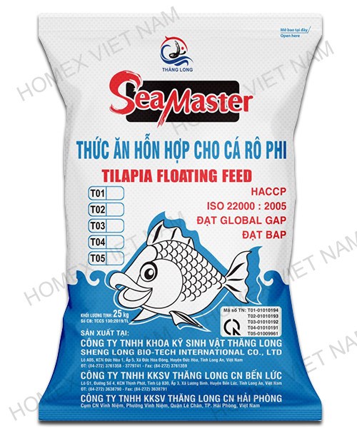 Bao PP dệt đựng thức ăn hỗn hợp - Bao Bì Homex - Công Ty TNHH Homex Việt Nam