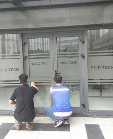 Thi công dán Decal mờ Tân Uyên, Bình Dương