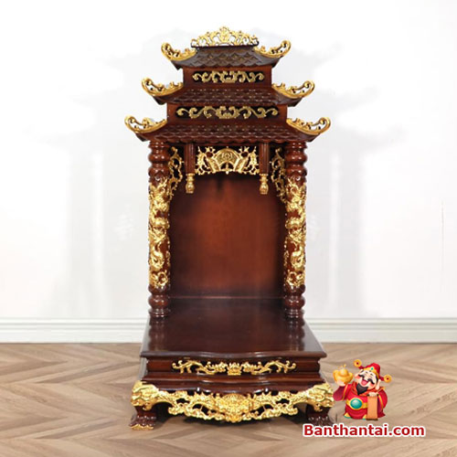 Bàn thờ thần tài thổ địa thiên đức BTT-MC005 - Cửa Hàng Ban Thần Tài - Chuyên Bàn Thờ Thần Tài - Thổ Địa