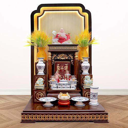Bộ bàn thờ thần tài thổ địa tài vượng BTT-CC011 - Cửa Hàng Ban Thần Tài - Chuyên Bàn Thờ Thần Tài - Thổ Địa