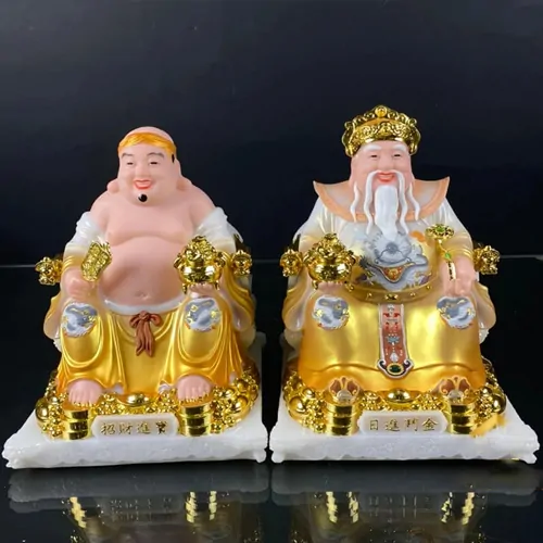 Tượng thần tài thổ địa mẫu TTTD-008 - Cửa Hàng Ban Thần Tài - Chuyên Bàn Thờ Thần Tài - Thổ Địa