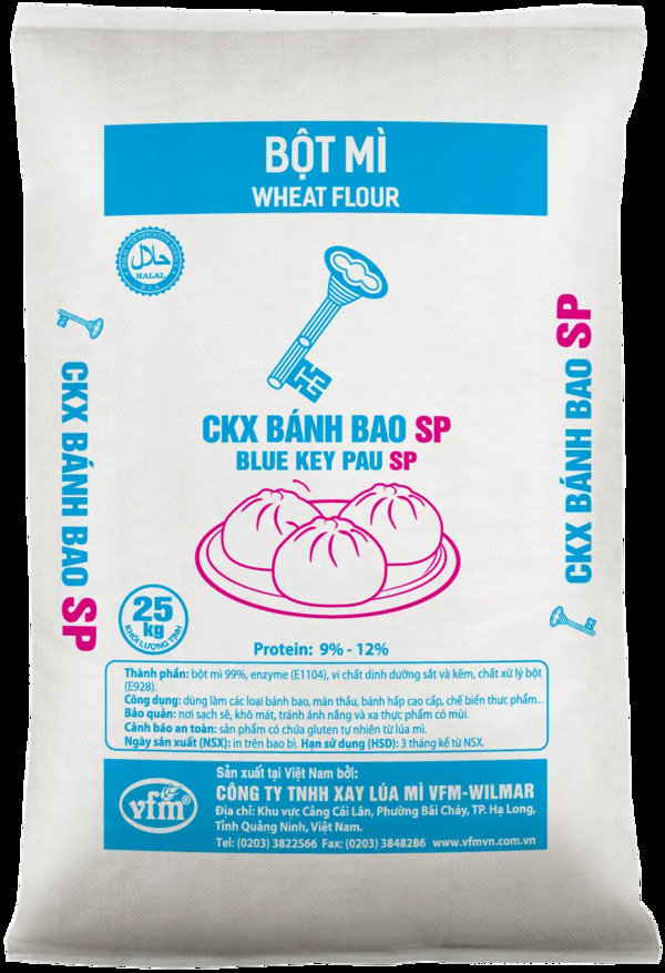 Bột mỳ chìa khóa xanh bánh bao