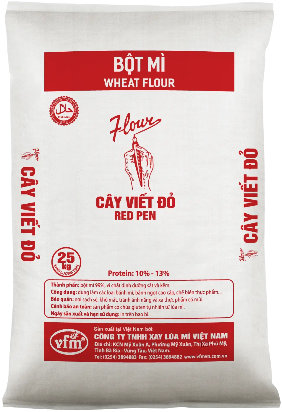 Bột mỳ cây viết đỏ