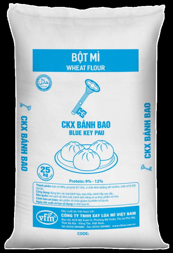 Bột mỳ chìa khóa xanh bánh bao