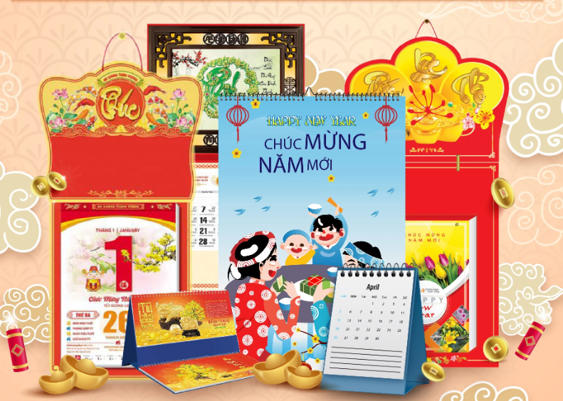 In lịch tết