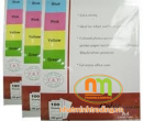 Bìa A4 ngoại màu trắng - Văn Phòng Phẩm Nhật Minh - Công Ty TNHH TRADING & SERVICE Nhật Minh