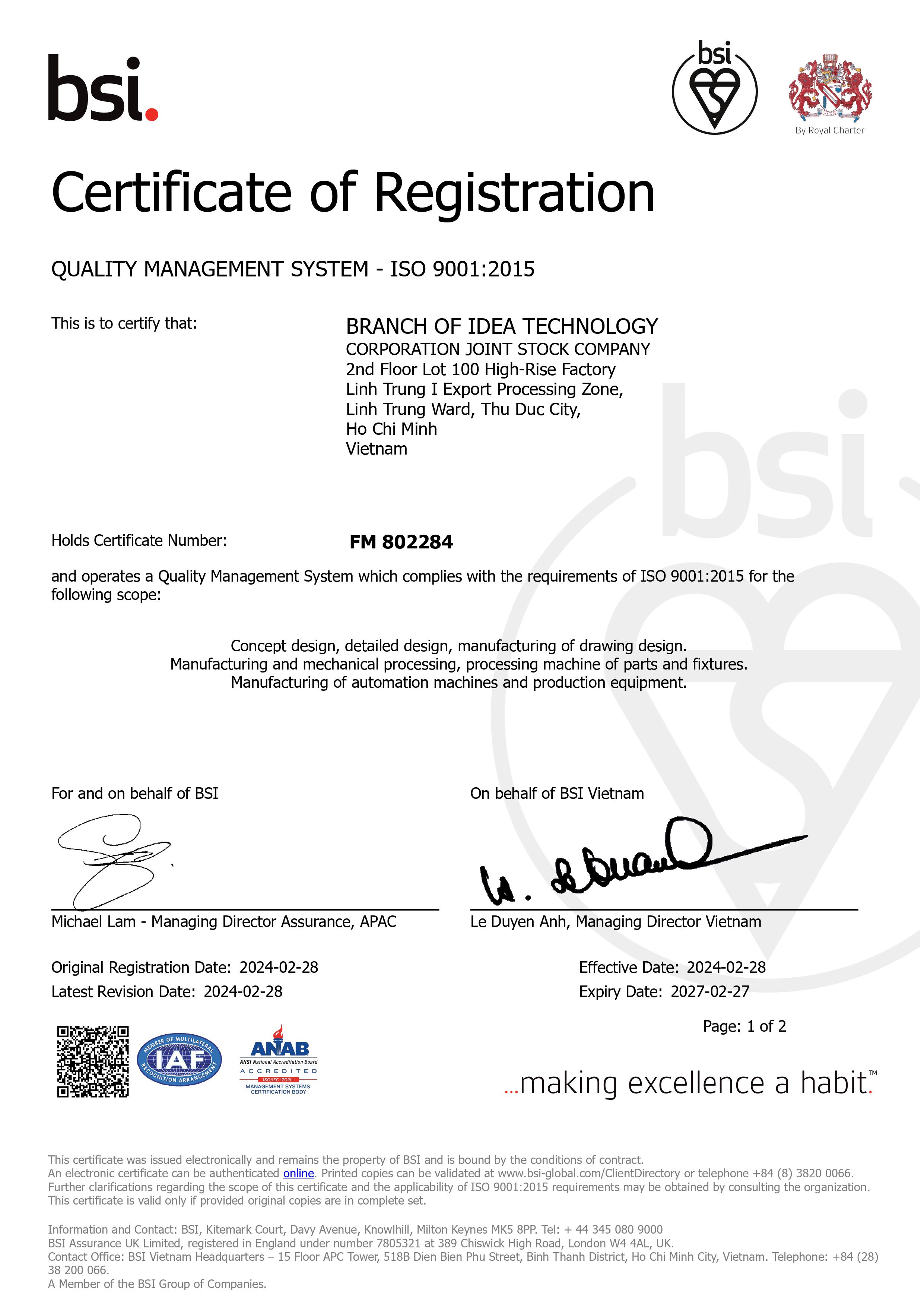 ISO 9001:2015