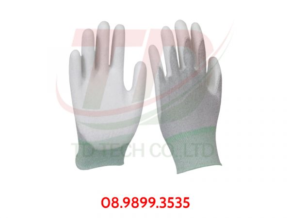 Găng tay chống tĩnh điện carbon phủ PU lòng bàn tay - Vật Tư Chống Tĩnh Điện TD TECH - Công Ty TNHH Sản Xuất Thương Mại Và Công Nghệ TD TECH