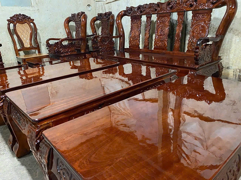 Hình ảnh sơn trên gỗ