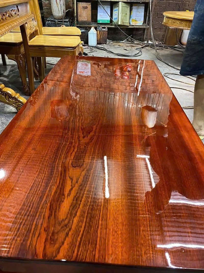 Hình ảnh sơn trên gỗ