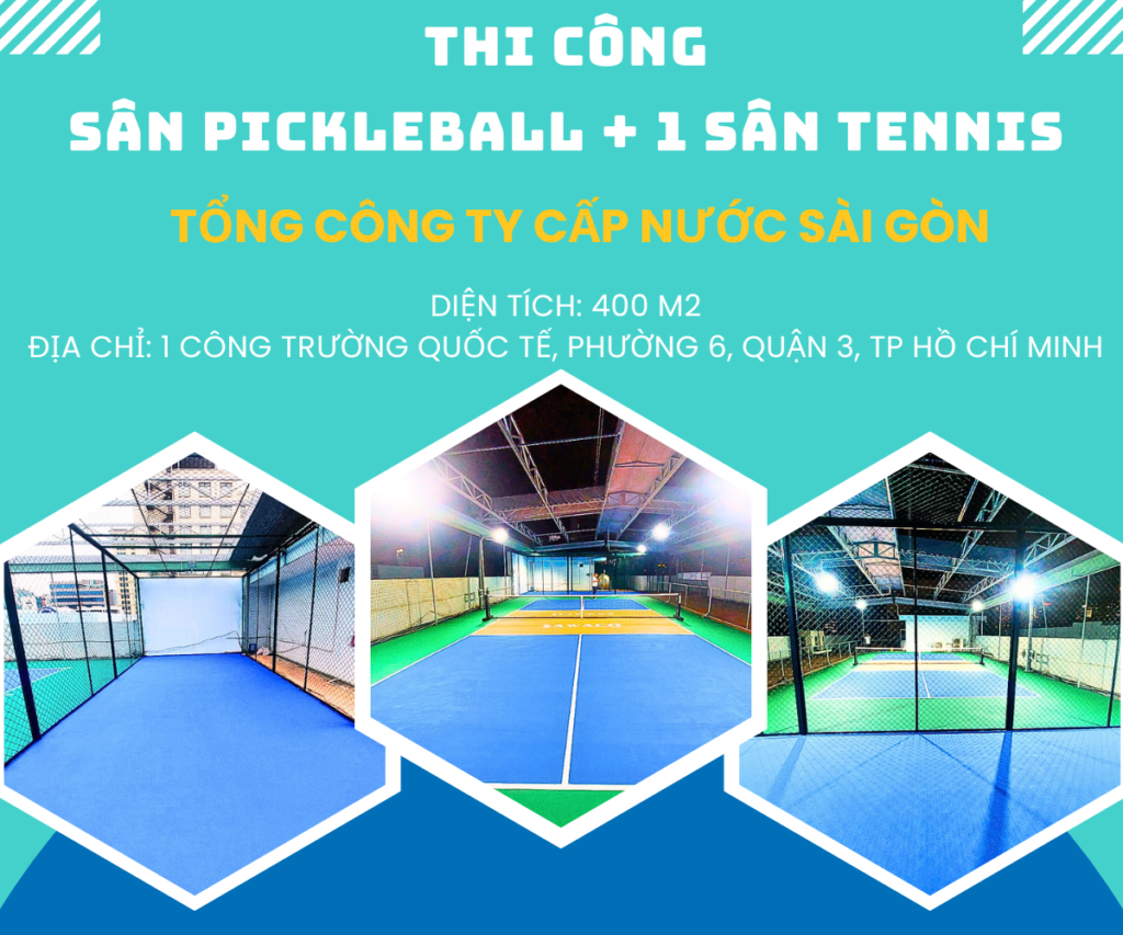 Dự án tổng công ty cấp nước Sài Gòn - Thi Công Sân Thể Thao Thành Phát - Công Ty TNHH Kinh Doanh & Phát Triển Xây Dựng Thành Phát