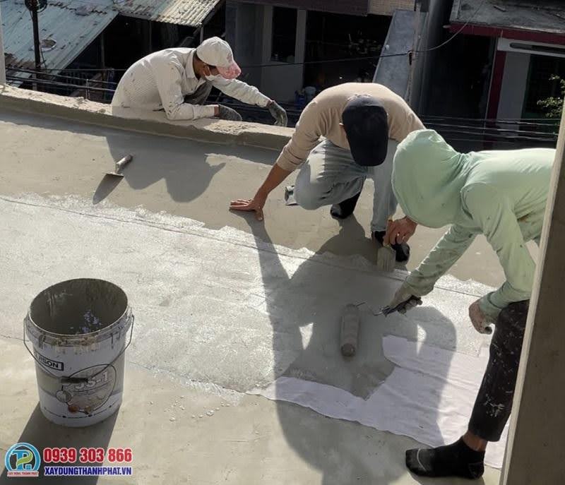 Thi công chống thấm ban công