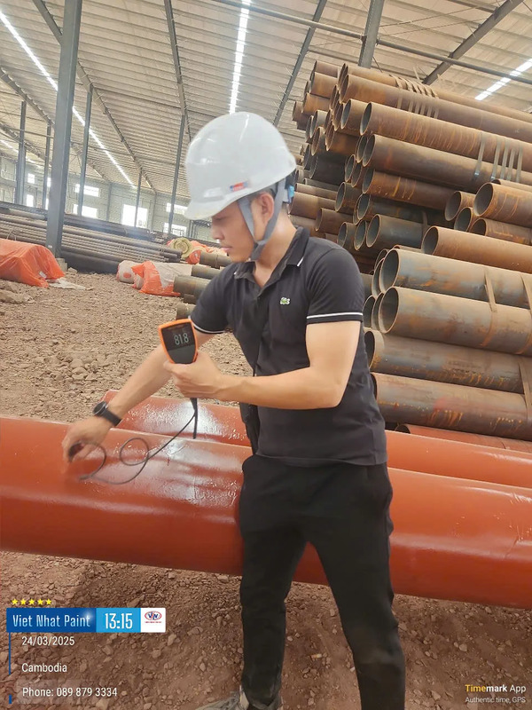 Thi công sơn kết cấu thép