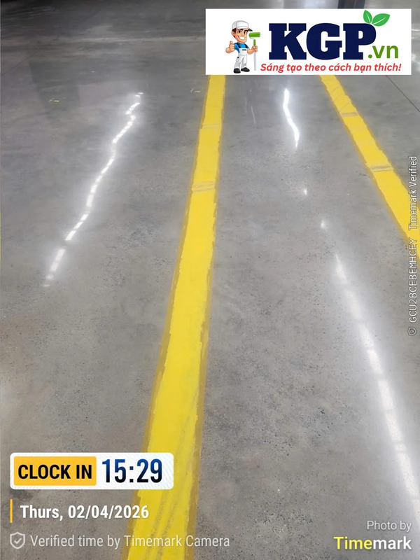 Thi công sơn vạch kẻ đường