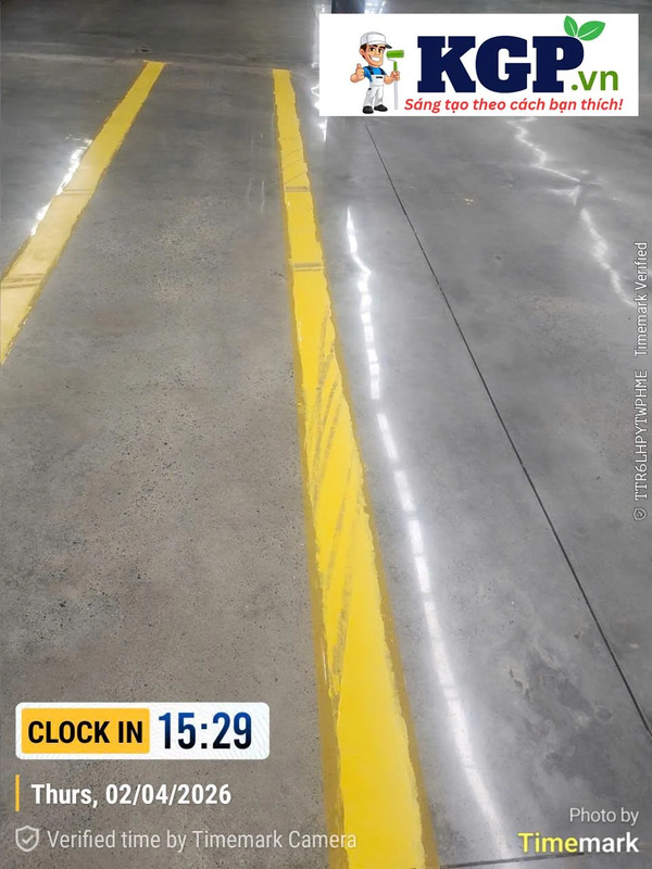 Thi công sơn vạch kẻ đường