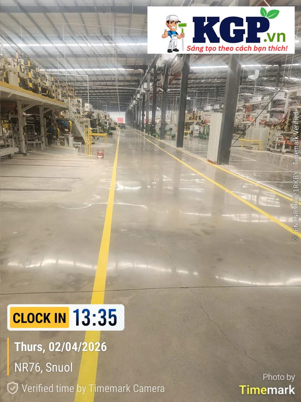 Thi công sơn vạch kẻ đường