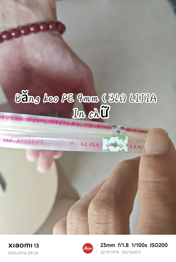 Băng keo PE 3 li
