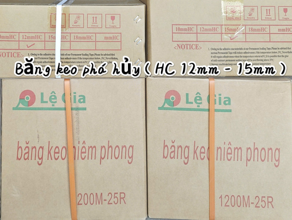 Băng keo phá hủy HC 12