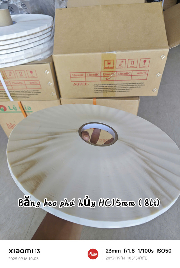 Băng keo phá hủy HC 15