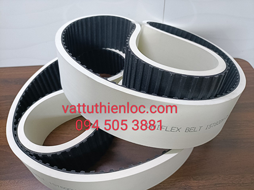 Dây đai dẹt đắp cao su trắng nhập khẩu - Dây Curoa Thiên Lộc - Công Ty TNHH Vật Tư Thiên Lộc ST