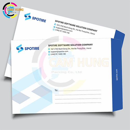 In phong bì doanh nghiệp - In ấn Cẩm Hùng - Công Ty TNHH Sản Xuất Thương Mại Bao Bì Cẩm Hùng