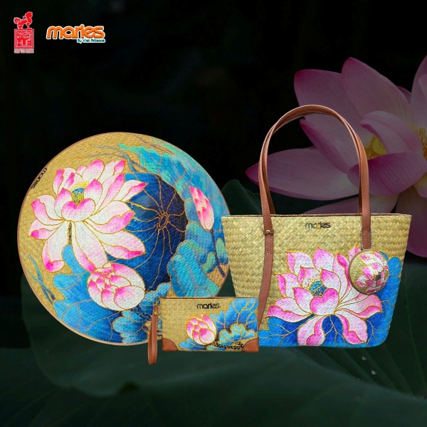 Set nón túi ví cỏ bàng - Công Ty TNHH Maries