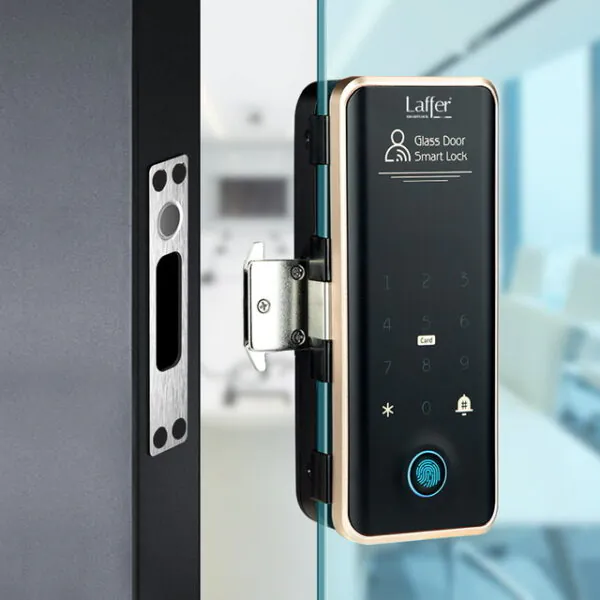 Khóa vân tay cửa kính cường lực Laffer G08