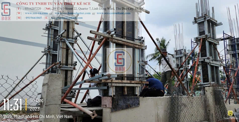 Hình ảnh thi công thực tế công ty Thiết Kế SCE - Xây Dựng Và Cải Tạo Công Trình SCE - Công Ty TNHH Tư Vấn Thiết Kế SCE