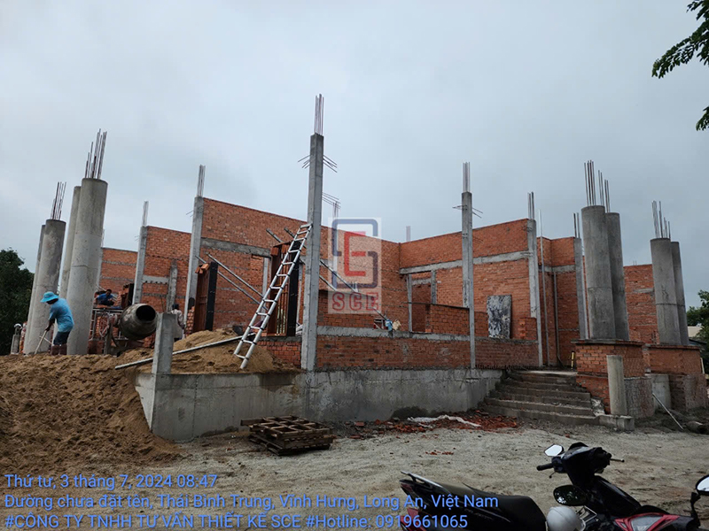 Hình ảnh thi công thực tế công ty Thiết Kế SCE - Xây Dựng Và Cải Tạo Công Trình SCE - Công Ty TNHH Tư Vấn Thiết Kế SCE