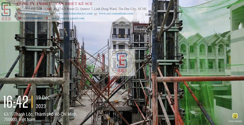 Hình ảnh thi công thực tế công ty Thiết Kế SCE - Xây Dựng Và Cải Tạo Công Trình SCE - Công Ty TNHH Tư Vấn Thiết Kế SCE