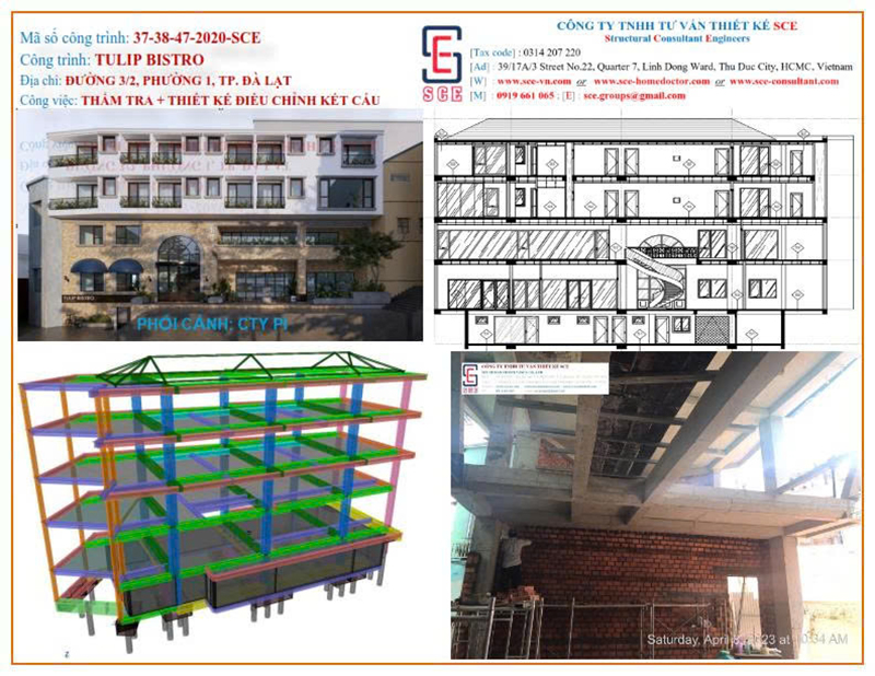 Thiết kế thi công tòa nhà cao tầng Tulip - Xây Dựng Và Cải Tạo Công Trình SCE - Công Ty TNHH Tư Vấn Thiết Kế SCE