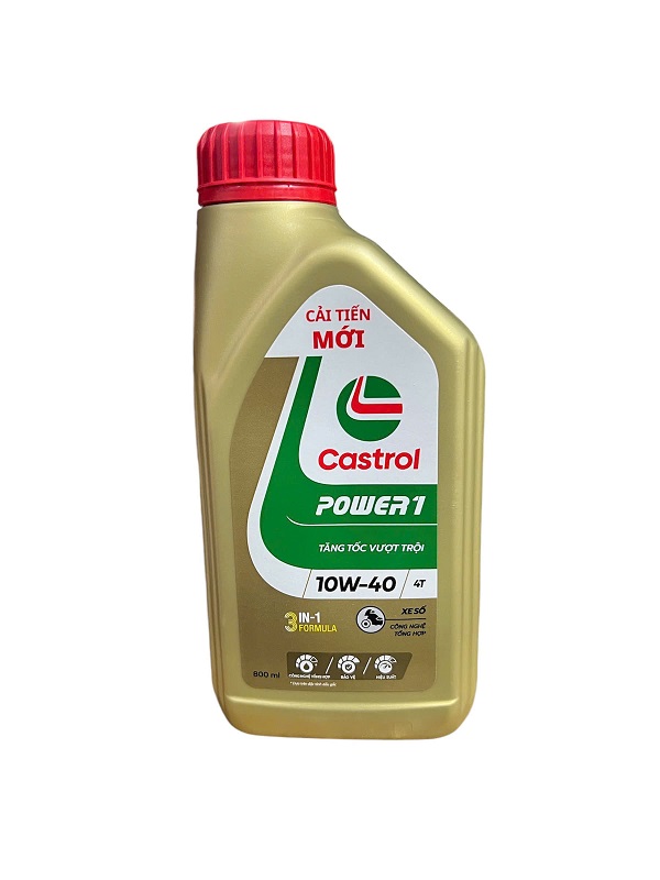 Dầu nhớt xe máy Castrol Power 10W-40 - Dầu Nhớt, Dầu Nhờn Võ Lan - Công Ty TNHH Thương Mại Võ Lan