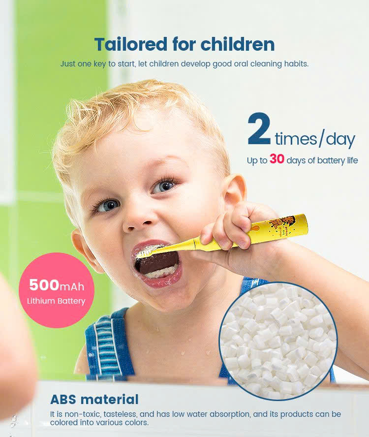 Bàn chải điện Milux Oral B1 sóng siêu âm cho trẻ em