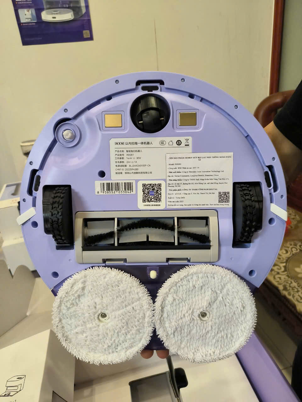 Robot hút bụi lau nhà INXNI X3