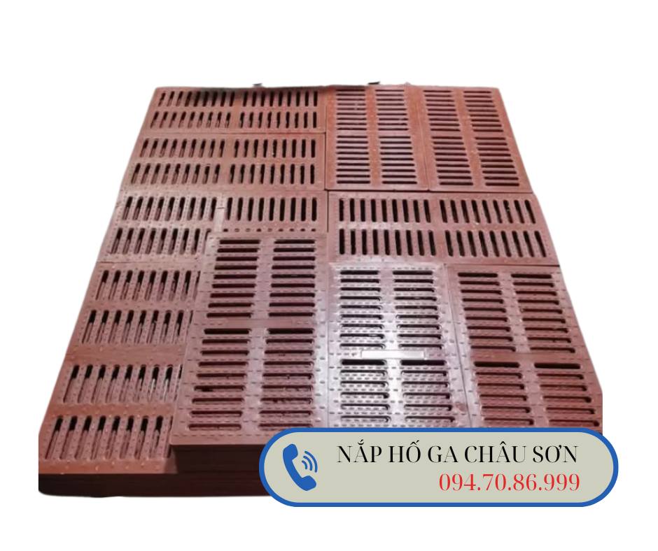 Song chắn rác 2 lỗ Composite - Nắp Hố Ga, Song Chắn Rách Châu Sơn CSG - Công Ty Cổ Phần Sản Xuất Và Thương Mại Châu Sơn CSG