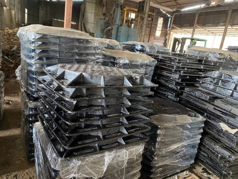 Nắp hố ga khung âm nắp tròn 600x600mm