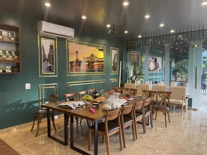 Không gian quán cafe