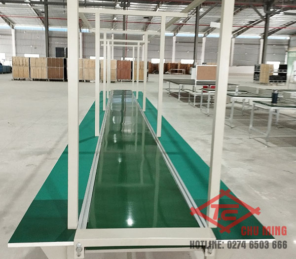 Băng tải dây đai PVC - Thiết Bị Phun Sơn Chu Ming - Công Ty TNHH Thiết Bị Phun Sơn Tự Động Hóa Chu Ming