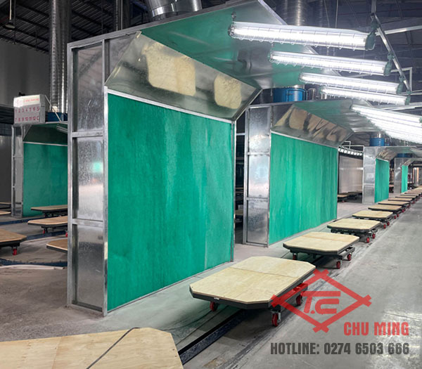Buồng phun sơn khô CMSDT - Thiết Bị Phun Sơn Chu Ming - Công Ty TNHH Thiết Bị Phun Sơn Tự Động Hóa Chu Ming