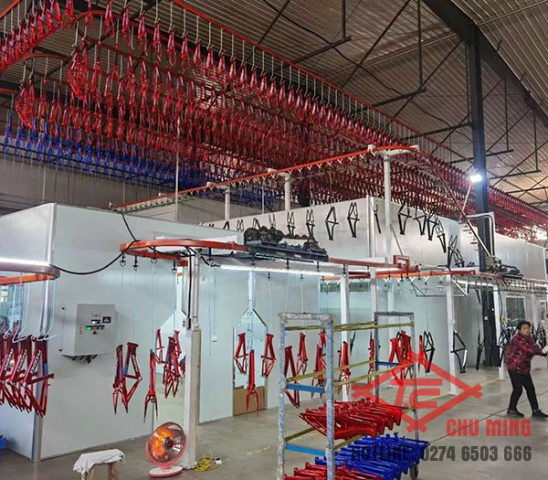 Hệ thống phun sơn tĩnh điện - Thiết Bị Phun Sơn Chu Ming - Công Ty TNHH Thiết Bị Phun Sơn Tự Động Hóa Chu Ming