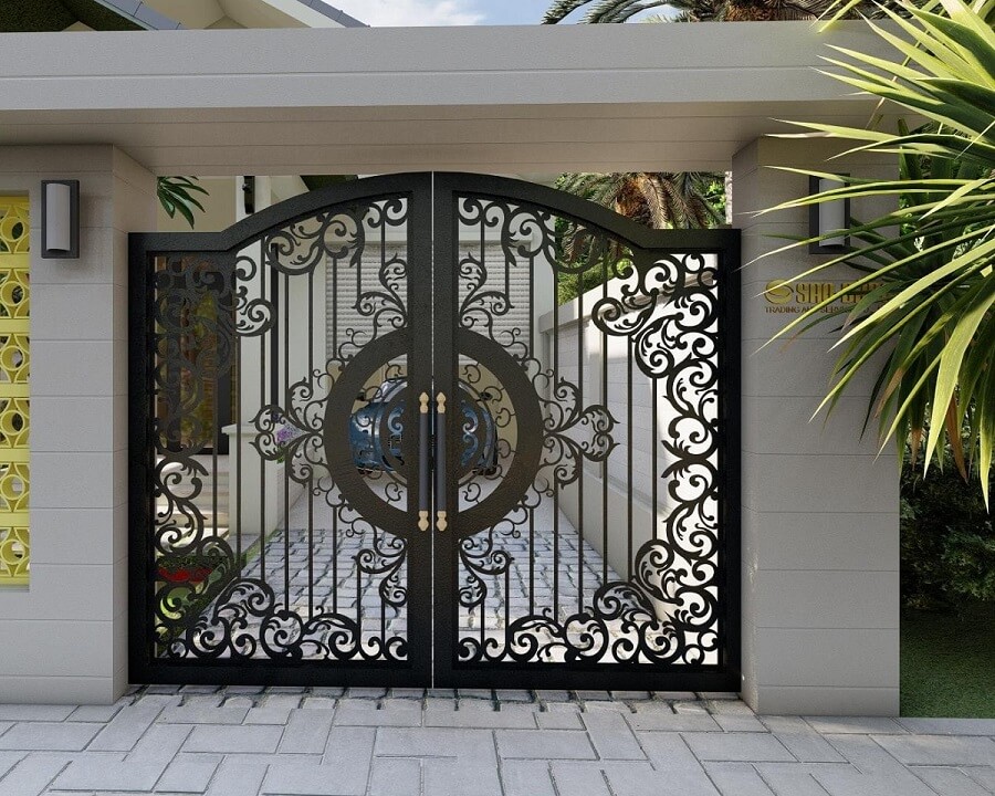 Cổng sắt mỹ thuật - Công Ty TNHH Cơ Khí Sản Xuất & Xây Dựng Thành Nam