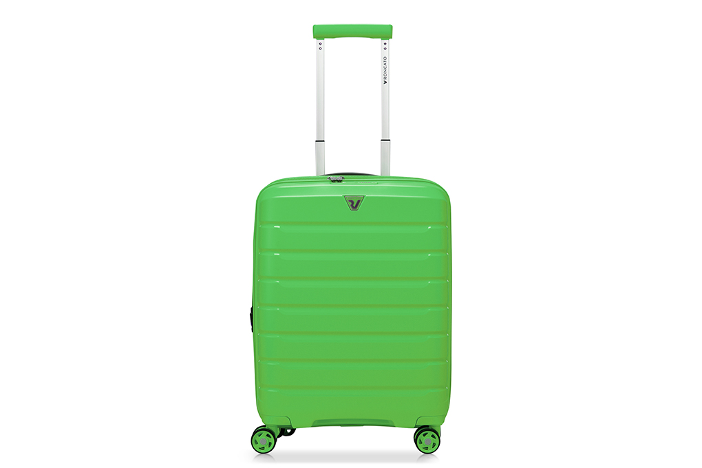 Vali Roncato Butterfly Young size S 20inch - Lime Green