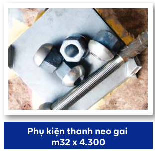 Phụ kiện thanh neo gai M32x4.300