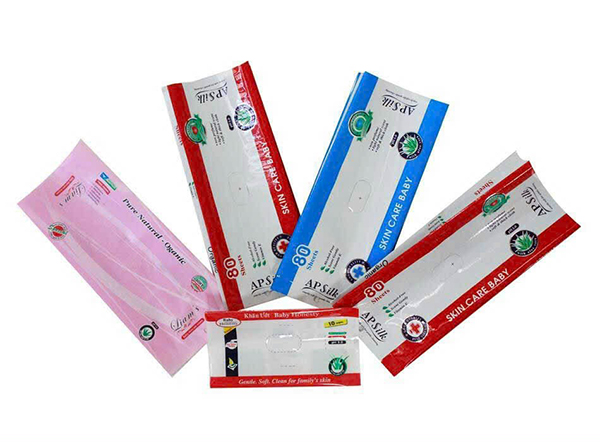 Bao bì màng ghép đựng khăn ướt, khăn lạnh - Túi Nilon, Màng Nhựa An Tiến Phát - Công Ty TNHH Đầu Tư Phát Triển Quốc tế An Tiến Phát